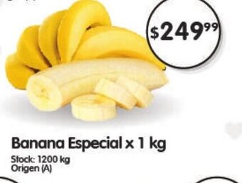 Supermercados Buenos Días Banana Especial x 1 kg oferta