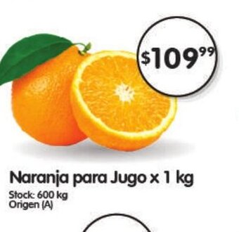 Supermercados Buenos Días Naranja Para Jugo x 1 kg oferta