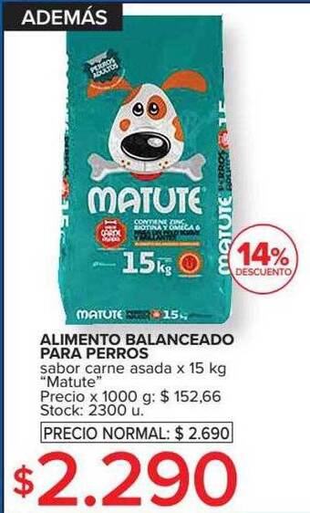 Carrefour Alimento balanceado para perros oferta