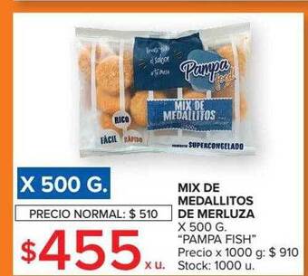 Carrefour Mix de medallitos de merluza oferta