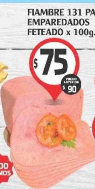 Supermercados Malambo Fiambre 131 pa emparedados feteado oferta
