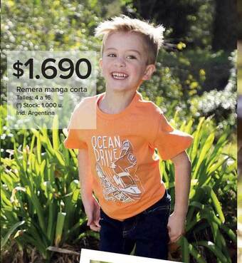 Carrefour Remera manga corta oferta