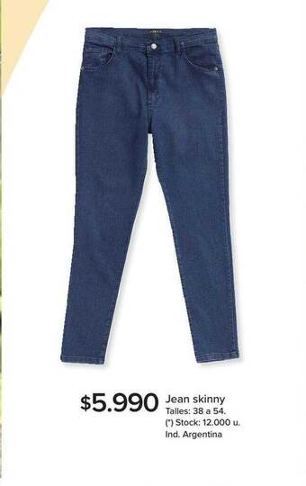 Carrefour Jean skinny oferta