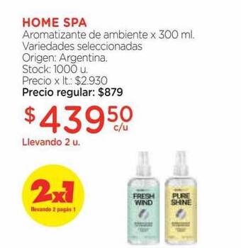 Farmacity Home spa aromatizante de ambiente oferta