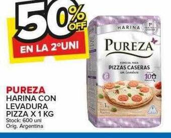Carrefour Maxi Pureza harina con levadura pizza oferta