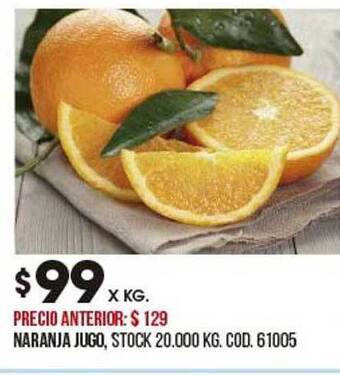 Coto Naranja jugo oferta