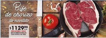 Coto Bife de chorizo de novillito oferta