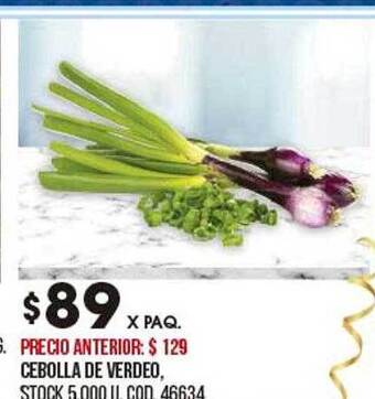 Coto Cebolla de verdeo oferta