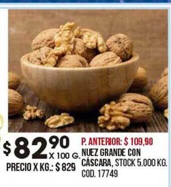 Coto Nuez grande con cáscara oferta