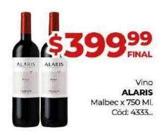 Diarco Vino alaris malbec oferta