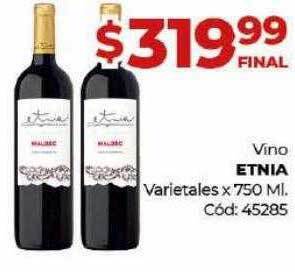 Diarco Vino etnia varietales oferta