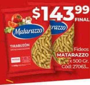 Diarco Fideos matarazzo x 500 gr oferta