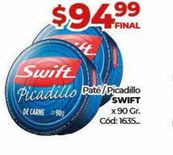 Diarco Paté-picadillo swift x 90 gr oferta