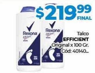 Diarco Talco efficient original x 100 gr oferta