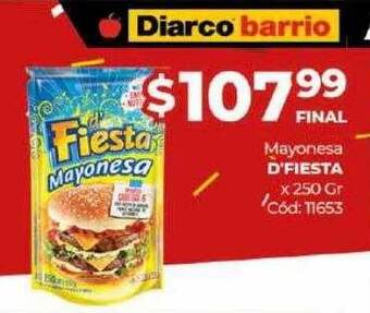 Diarco Mayonesa d'fiesta x 250 gr oferta