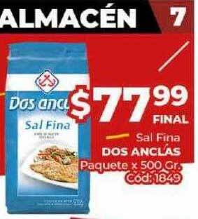 Diarco Sal fina dos anclás paquete oferta
