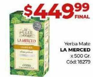 Diarco Yerba mate la merced x 500 gr oferta