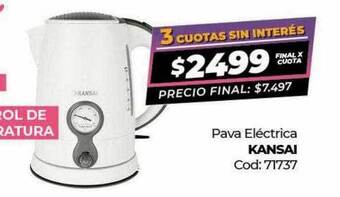 Diarco Pava eléctrica kansai oferta
