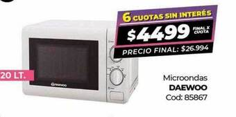 Diarco Microondas daewoo oferta