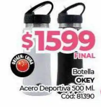 Diarco Botella okey acero deportiva 500 ml oferta