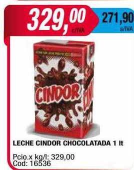 Maxiconsumo Leche cindor chocolatada oferta