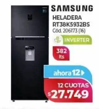 Naldo Lombardi Samsung heladera rt38k5932bs oferta