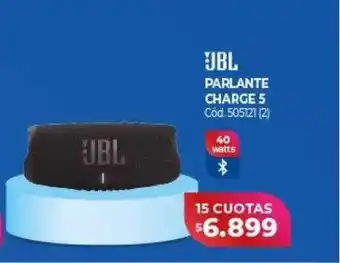 Naldo Lombardi Jbl parlante charge 5 oferta