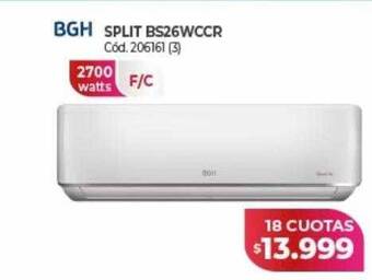 Naldo Lombardi Bgh split bs26wccr oferta