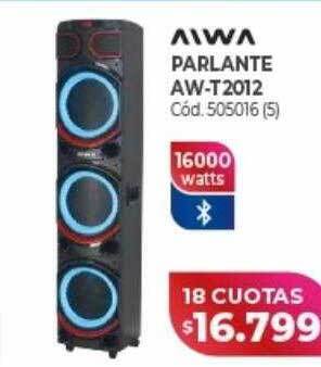 Naldo Lombardi Aiwa parlante aw-t2012 oferta