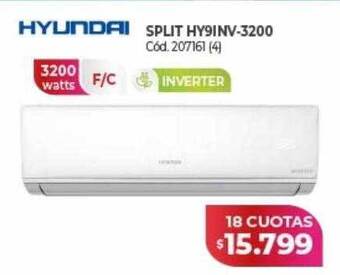Naldo Lombardi Hyundai split hy9inv-3200 oferta