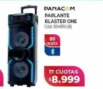 Naldo Lombardi Panacom parlante blaster one oferta