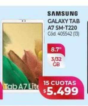 Naldo Lombardi Samsung galaxy tab a7 sm-t220 oferta