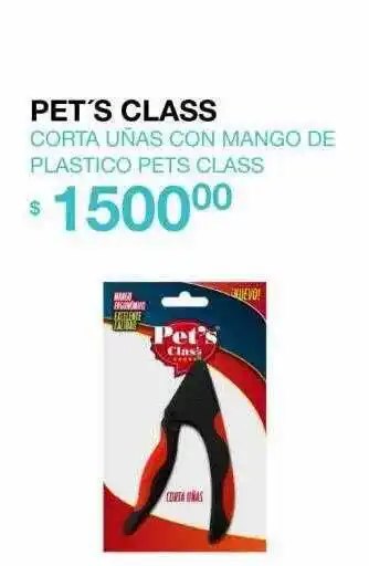 Puppis Pet's class corta uñas con mango de plastico pets class oferta