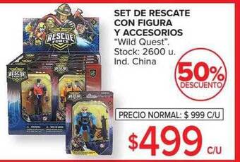 Carrefour Set de rescate con figura y accesorios oferta