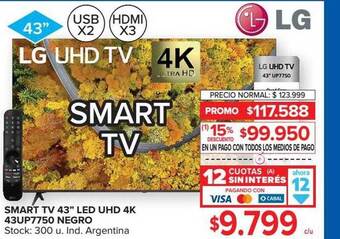 Carrefour Smart tv 43 oferta