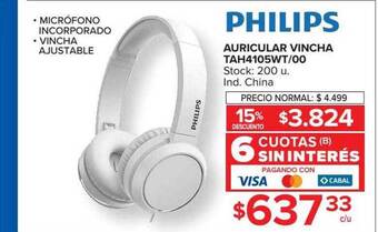Carrefour Auricular vincha tah4105wt 00 oferta