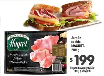 Cooperativa Obrera Magret Jamón cocido 200g oferta