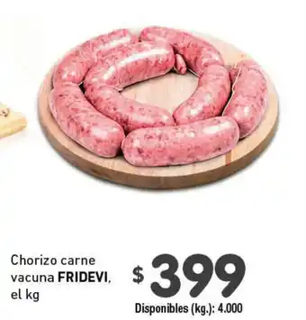 Cooperativa Obrera Fridevi Chorizo carne vacuna oferta