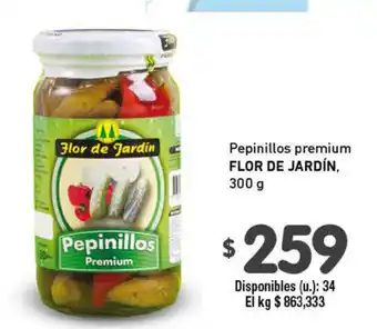 Flor de Jardín Pepinillos premium 300g