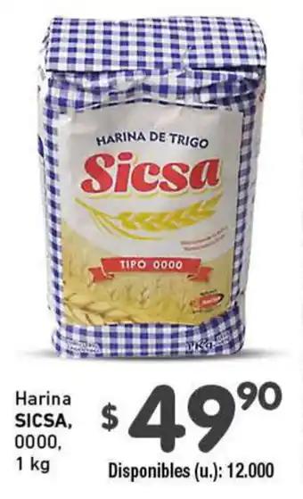 Cooperativa Obrera Sicsa Harina 0000 1kg oferta