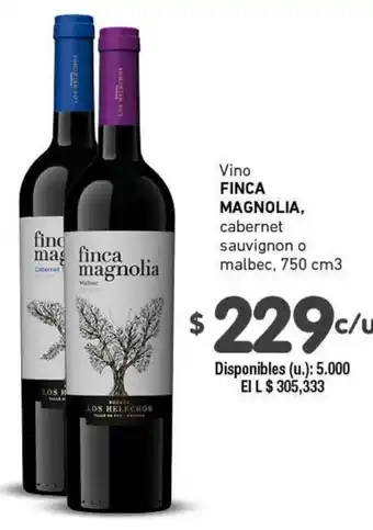 Cooperativa Obrera Finca Magnolia Vino 750 cm3 oferta