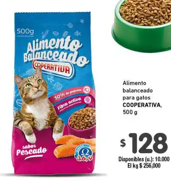 Cooperativa Obrera Cooperativa Alimento balanceado para gatos 500g oferta