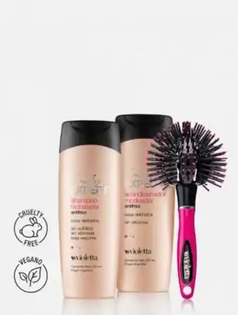 Violetta Fabiani Set curly expert 2 pasos + cepillo 3d bomb curl oferta