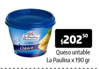 Autoservicio Capo Queso Untable La Paulina x 190gr oferta