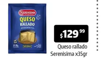 Queso Rallado Serenisima x 35gr