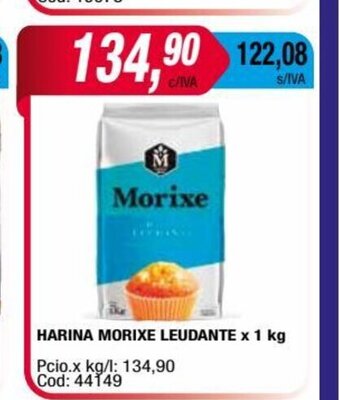 Maxiconsumo Harina Morixe Leudante x 1kg oferta