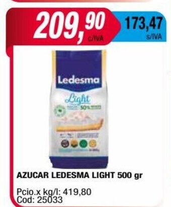 Maxiconsumo Azucar Ledesma Light 500gr oferta