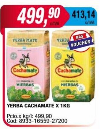 Maxiconsumo Yerba Cachamate x 1kg oferta