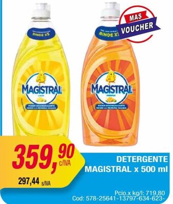 Maxiconsumo Detergente Magistral x 500ml oferta
