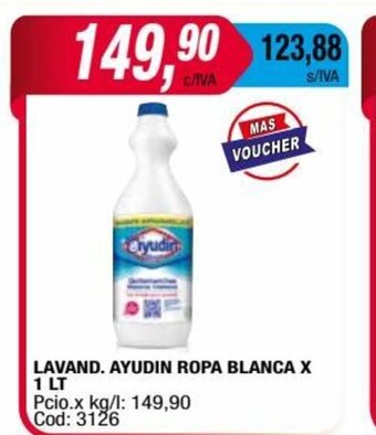 Maxiconsumo Lavand. Ayudin Ropa Blanca x 1lt oferta
